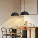 Black Arch Ceramic Pendant Lamp-DWHOME