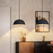 Black Arch Ceramic Pendant Lamp-DWHOME