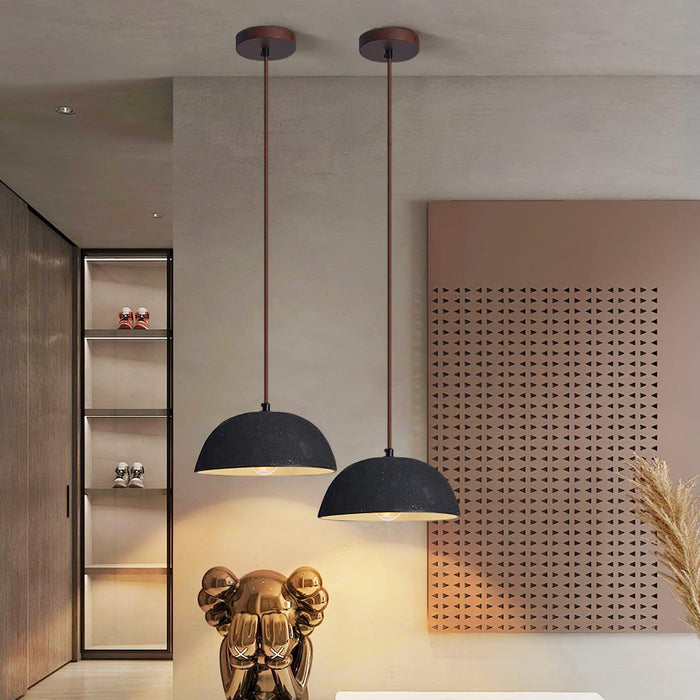 Black Arch Ceramic Pendant Lamp-DWHOME