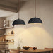 Black Arch Ceramic Pendant Lamp-DWHOME