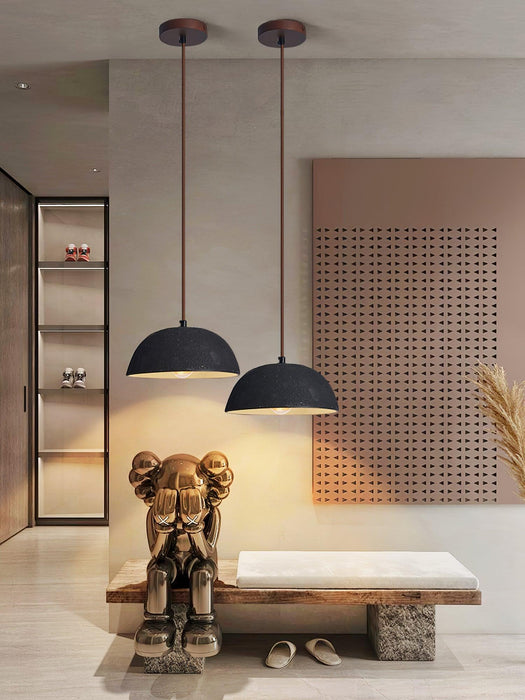 Black Arch Ceramic Pendant Lamp-DWHOME