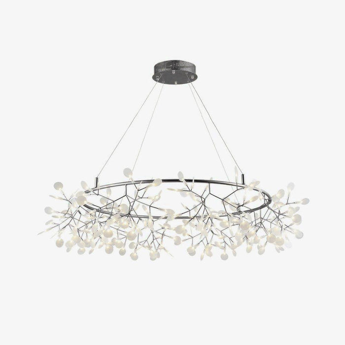 Black Big O Firefly LED Chandelier-DWHOME