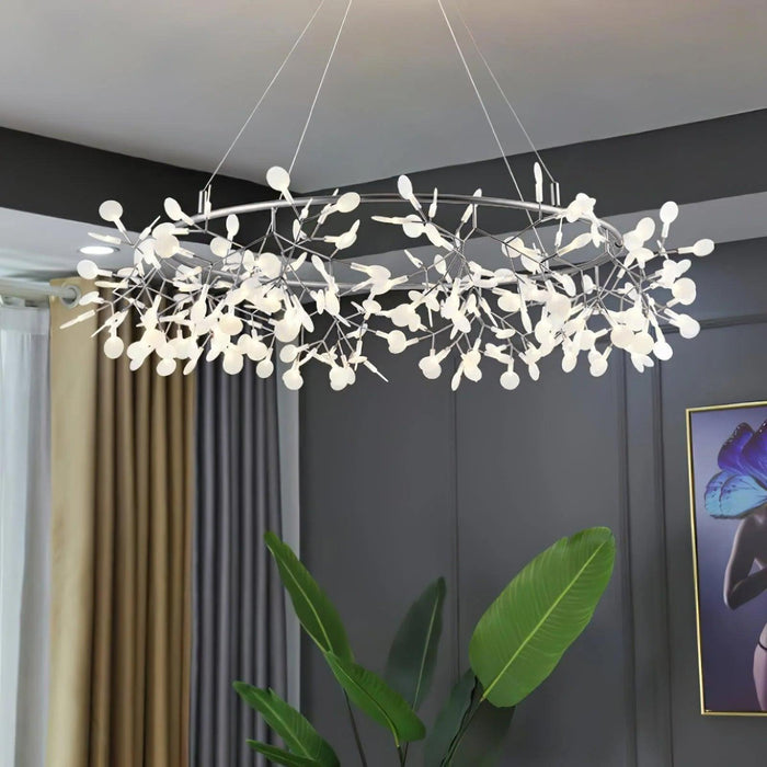 Black Big O Firefly LED Chandelier-DWHOME