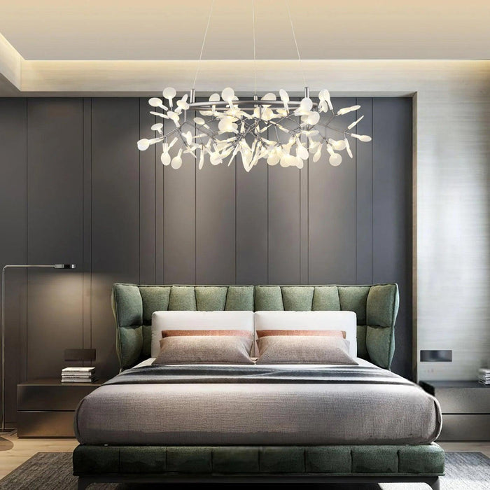 Black Big O Firefly LED Chandelier-DWHOME