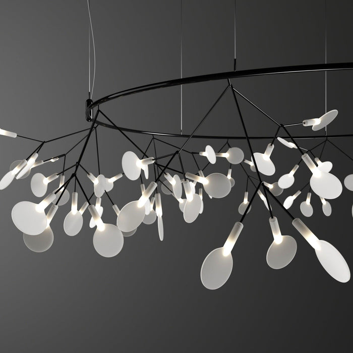 Black Big O Firefly LED Chandelier-DWHOME