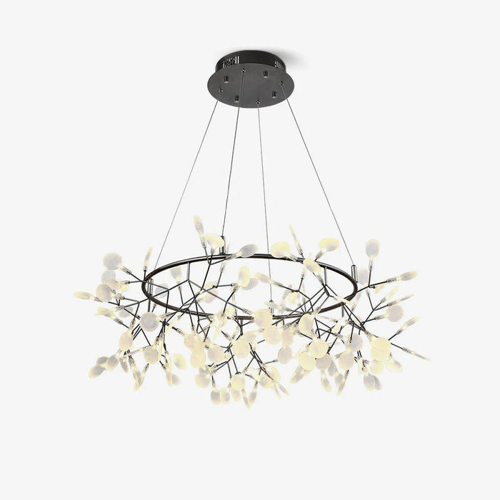Black Big O Firefly LED Chandelier-DWHOME