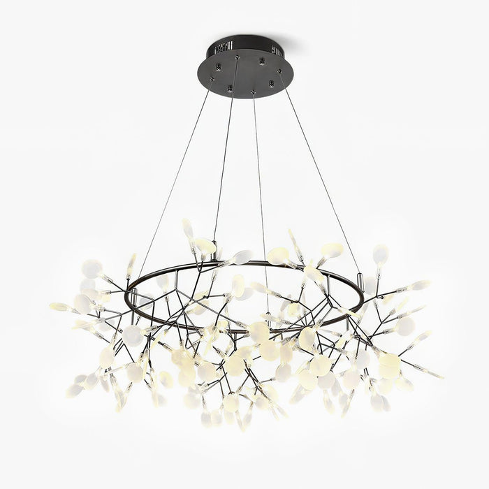 Black Big O Firefly LED Chandelier-DWHOME