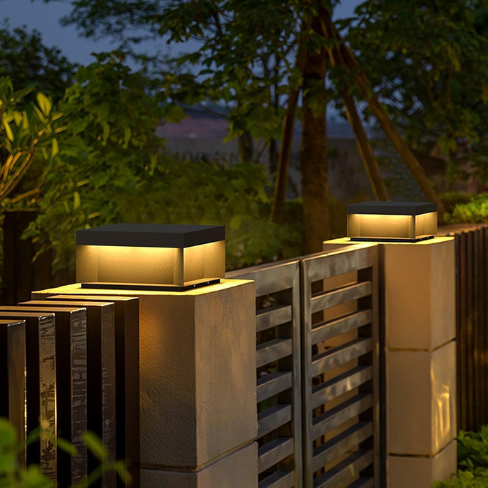 Black Box Outdoor Post Light-DWHOME