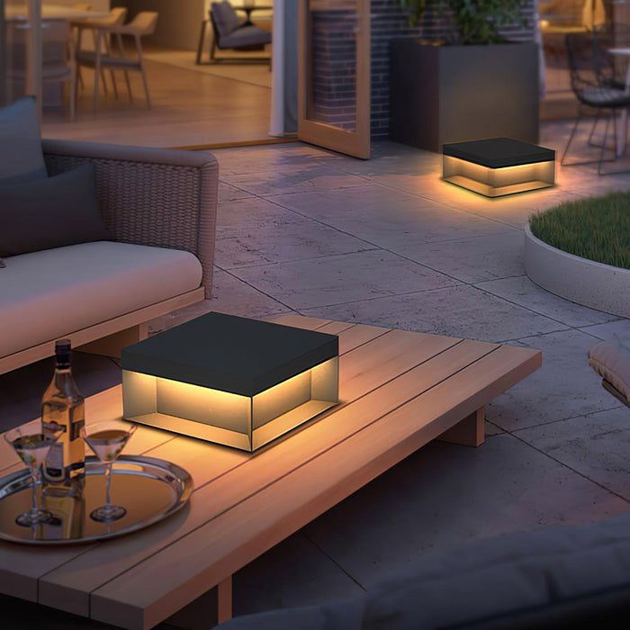 Black Box Outdoor Post Light-DWHOME