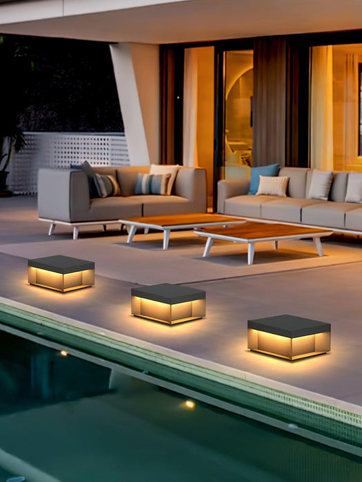 Black Box Outdoor Post Light-DWHOME