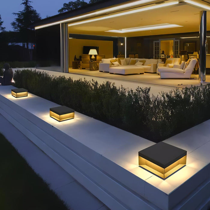 Black Box Outdoor Post Light-DWHOME