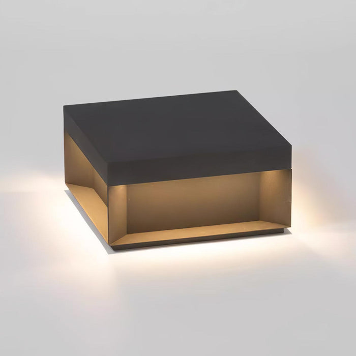 Black Box Outdoor Post Light-DWHOME