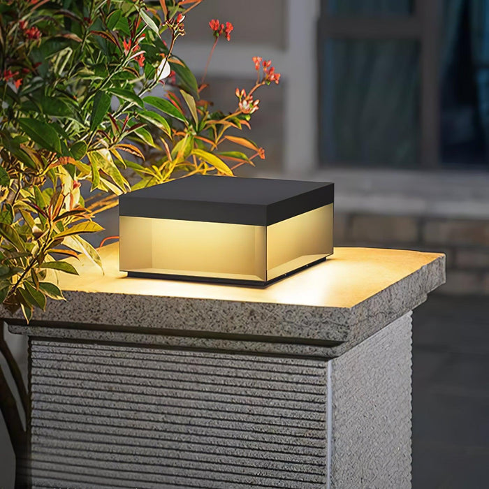 Black Box Outdoor Post Light-DWHOME