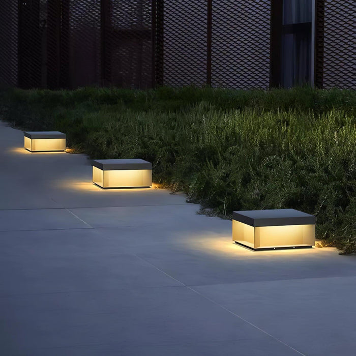 Black Box Outdoor Post Light-DWHOME