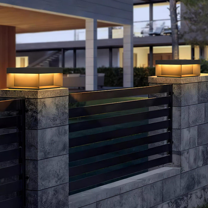 Black Box Outdoor Post Light-DWHOME