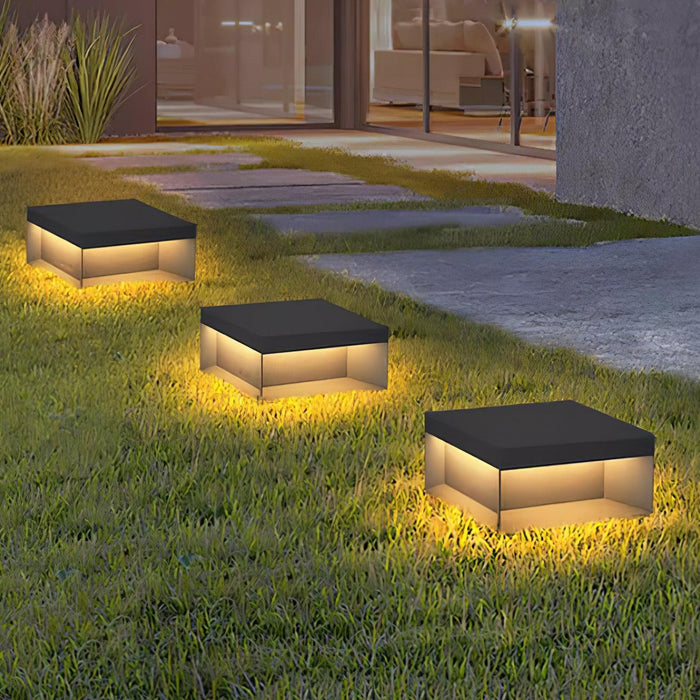 Black Box Outdoor Post Light-DWHOME