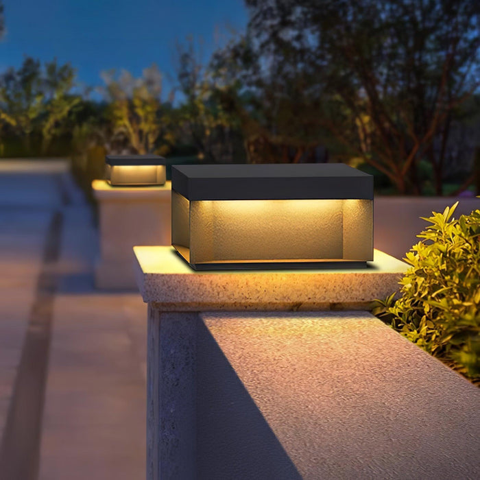Black Box Outdoor Post Light-DWHOME