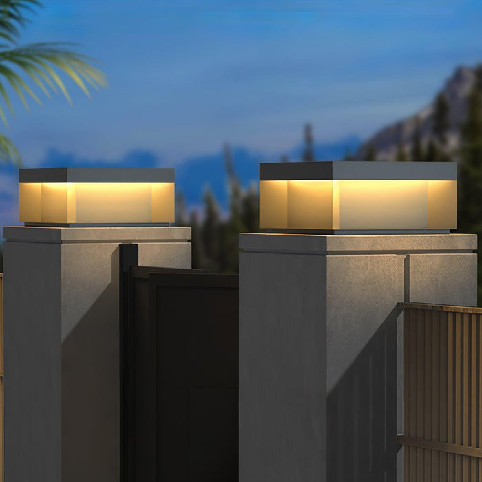 Black Box Outdoor Post Light-DWHOME