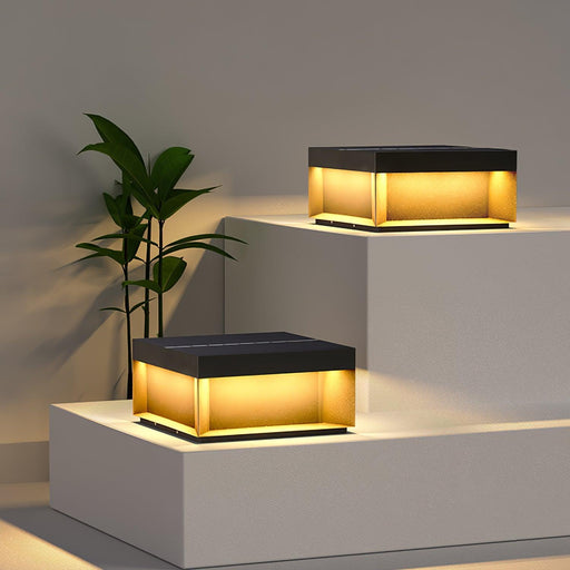 Black Box Outdoor Post Light-DWHOME