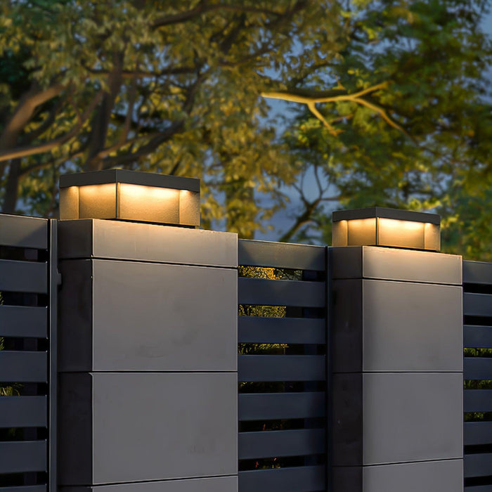 Black Box Outdoor Post Light-DWHOME