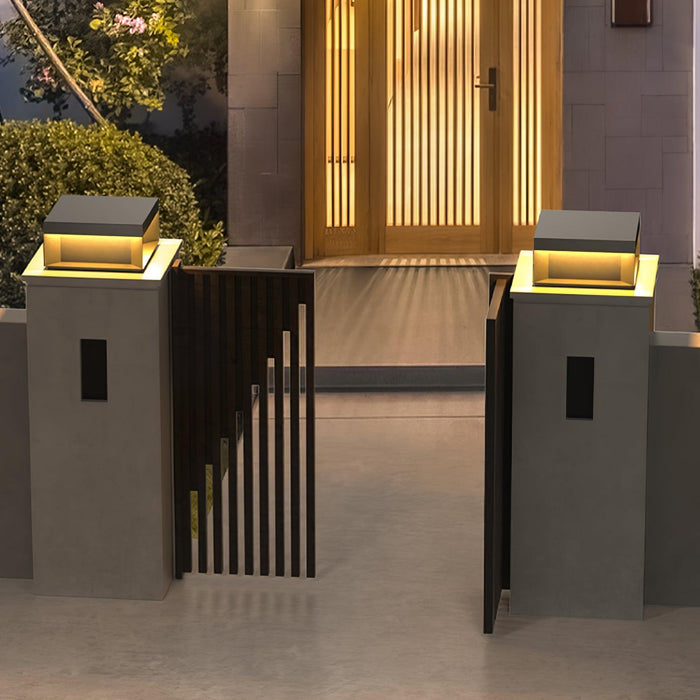 Black Box Outdoor Post Light-DWHOME