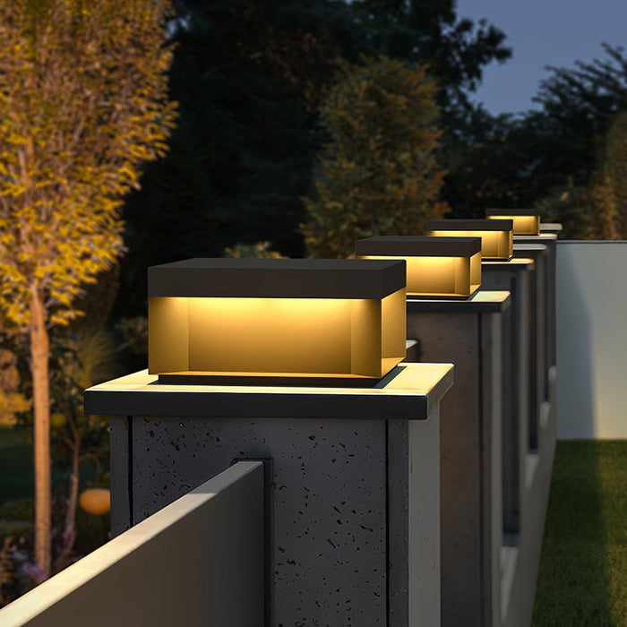 Black Box Outdoor Post Light-DWHOME