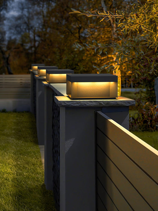 Black Box Outdoor Post Light-DWHOME