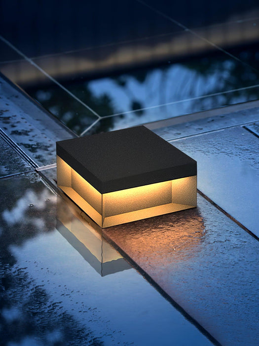 Black Box Outdoor Post Light-DWHOME