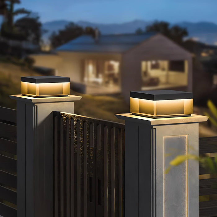 Black Box Outdoor Post Light-DWHOME