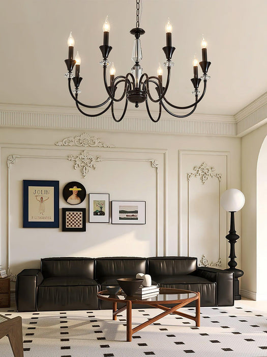 Noir Candelabra Chandelier-DWHOME