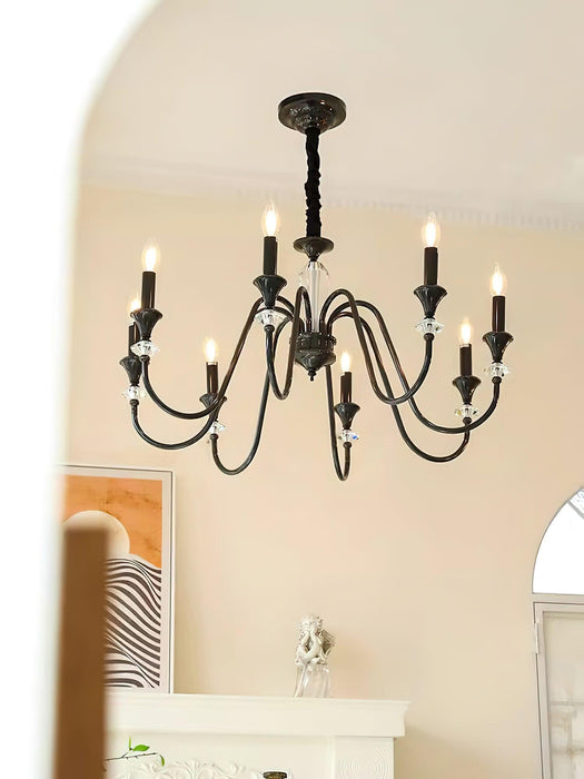 Noir Candelabra Chandelier-DWHOME