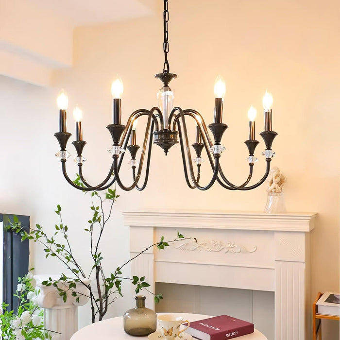 Noir Candelabra Chandelier-DWHOME