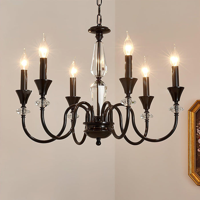 Noir Candelabra Chandelier-DWHOME