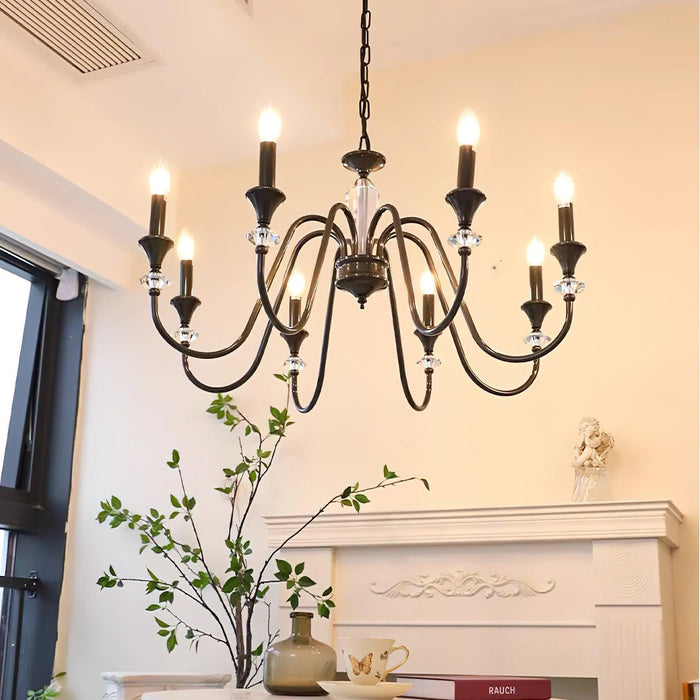 Noir Candelabra Chandelier-DWHOME