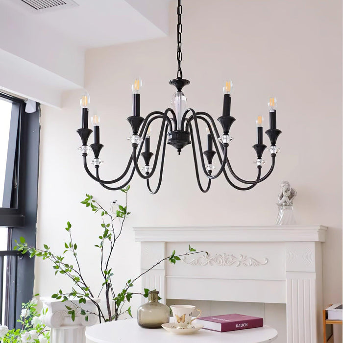Noir Candelabra Chandelier-DWHOME