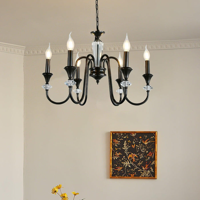 Noir Candelabra Chandelier-DWHOME