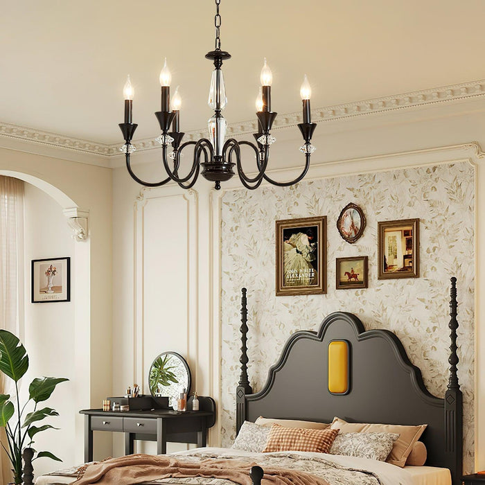 Noir Candelabra Chandelier-DWHOME