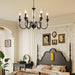 Noir Candelabra Chandelier-DWHOME