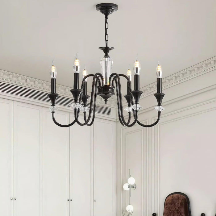 Noir Candelabra Chandelier-DWHOME