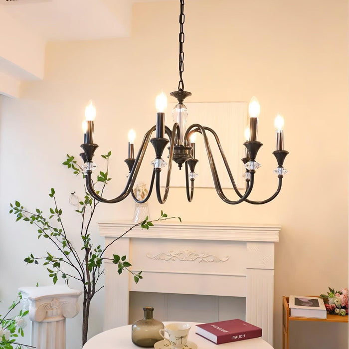Noir Candelabra Chandelier-DWHOME