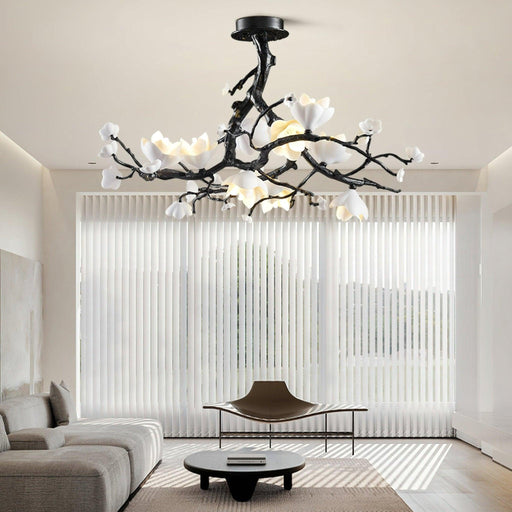 Black Copper Tree Chandelier-DWHOME
