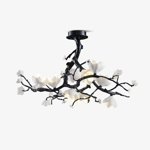 Black Copper Tree Chandelier-DWHOME