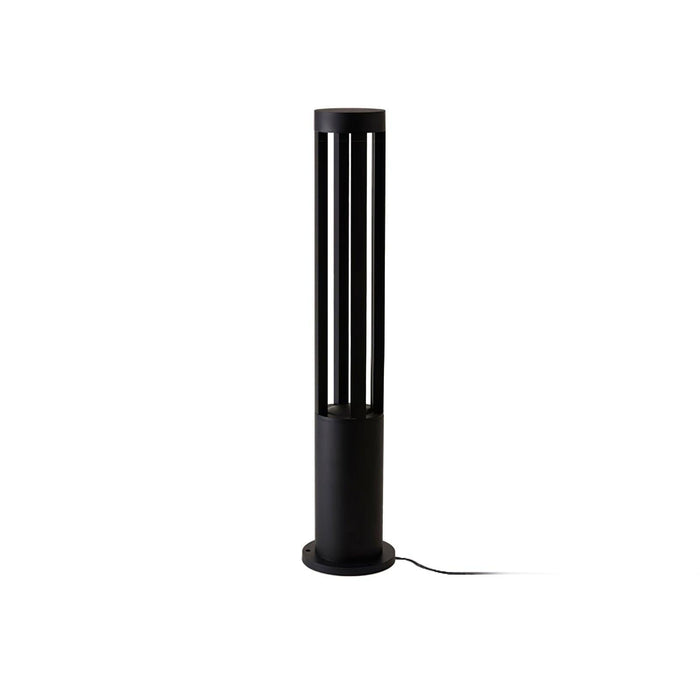 Black Cylindrical Garden Outdoor Light-DWHOME