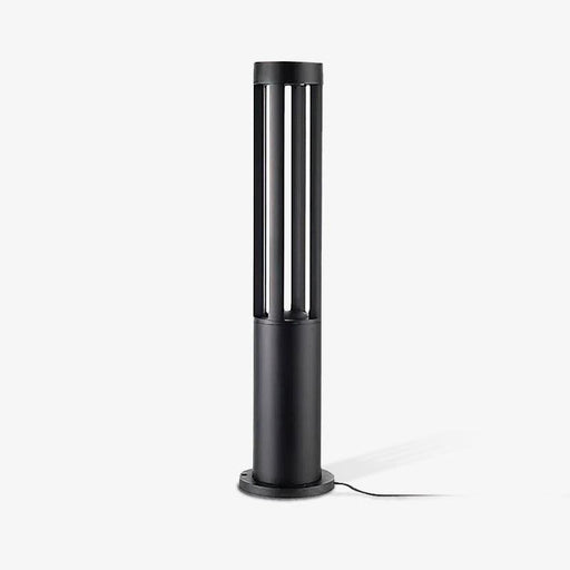 Black Cylindrical Garden Outdoor Light-DWHOME