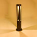 Black Cylindrical Garden Outdoor Light-DWHOME