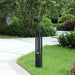 Black Cylindrical Garden Outdoor Light-DWHOME