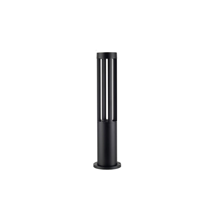 Black Cylindrical Garden Outdoor Light-DWHOME