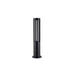 Black Cylindrical Solar Outdoor Post Light-DWHOME