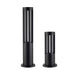 Black Cylindrical Garden Outdoor Light-DWHOME