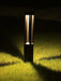 Black Cylindrical Garden Outdoor Light-DWHOME
